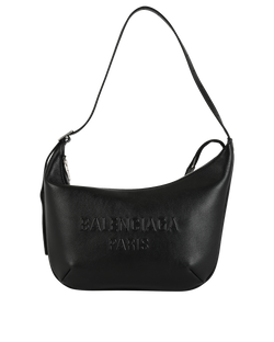 Mary-Kate Shoulder Bag, Leather, Black, 643888, DB, 2*